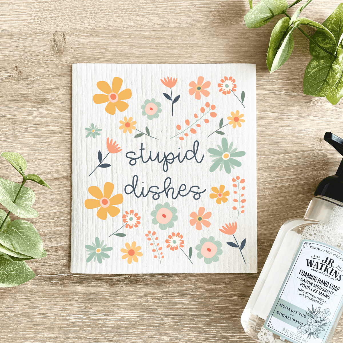 Stupid Dishes - Swedish Dishcloth - The Mustard Seed Collection, The Seed