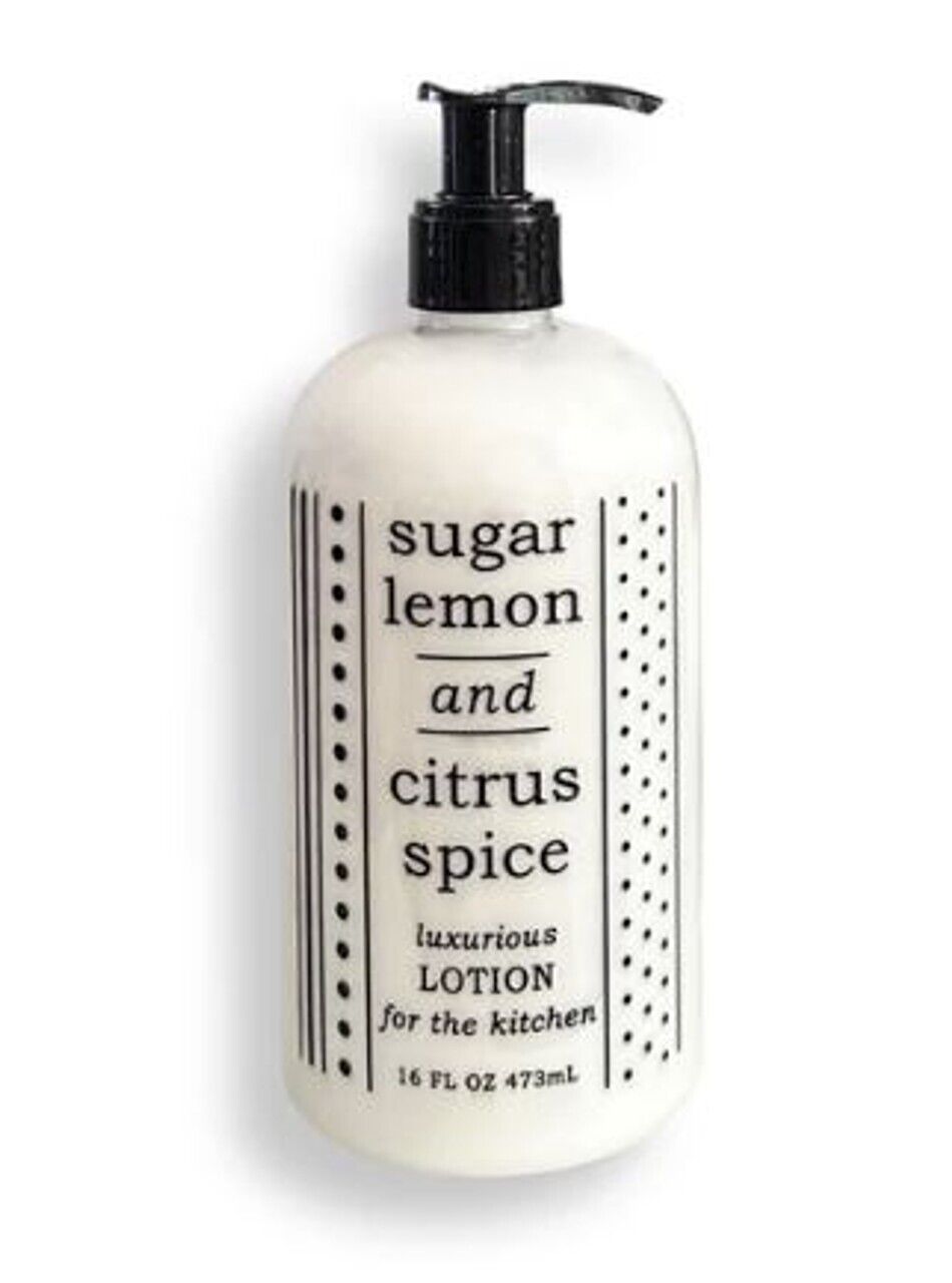 Sugar Lemon Citrus Spice 16oz Kitchen Lotion - The Mustard Seed Collection, The Seed