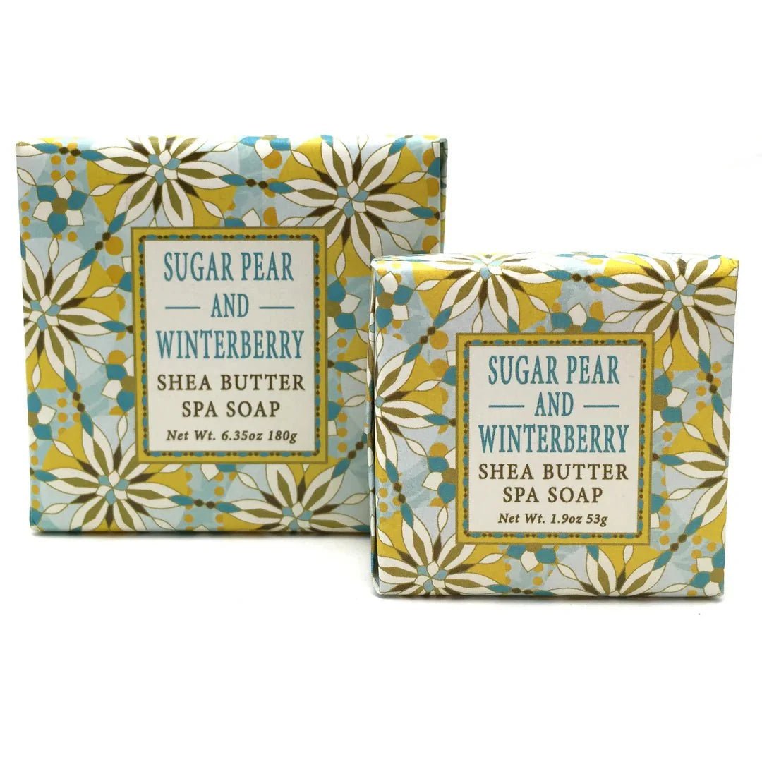 Sugar Pear and Winterberry Shea Butter— 1.9oz Square Soap - The Mustard Seed Collection, The Seed