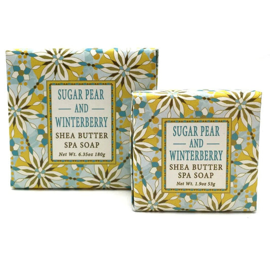 Sugar Pear and Winterberry Shea Butter— 1.9oz Square Soap - The Mustard Seed Collection, The Seed