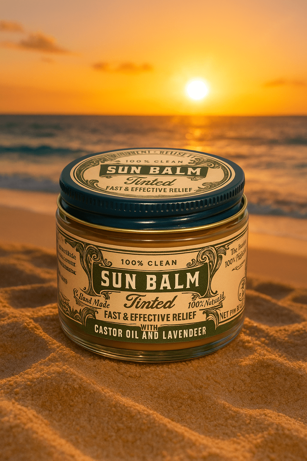 Sun Balm - Tinted Tallow Lavender Sunscreen "reef safe" - The Mustard Seed Collection, The Seed