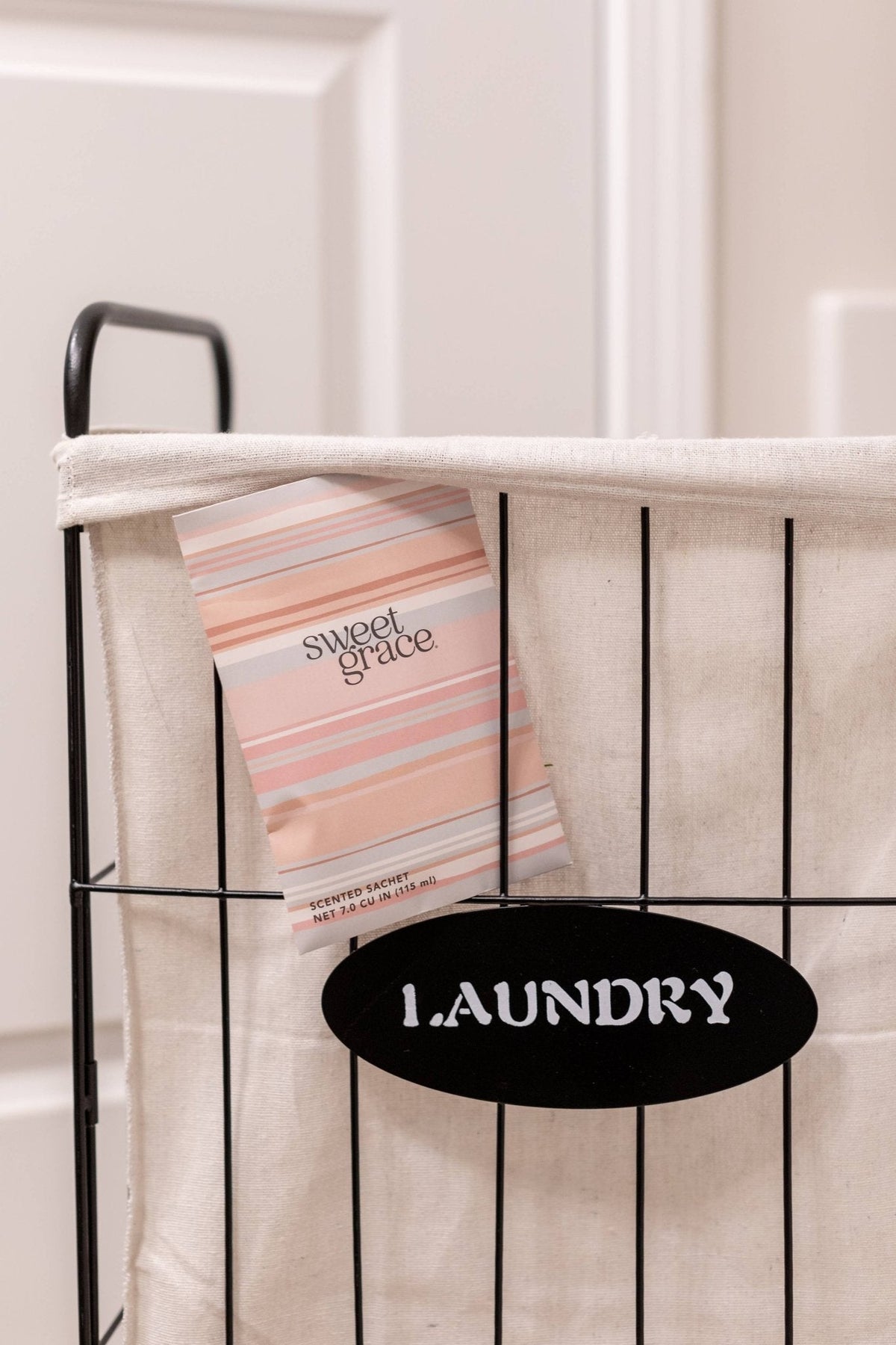 Sweet Grace Modern Stripe Sachet - The Mustard Seed Collection, The Seed