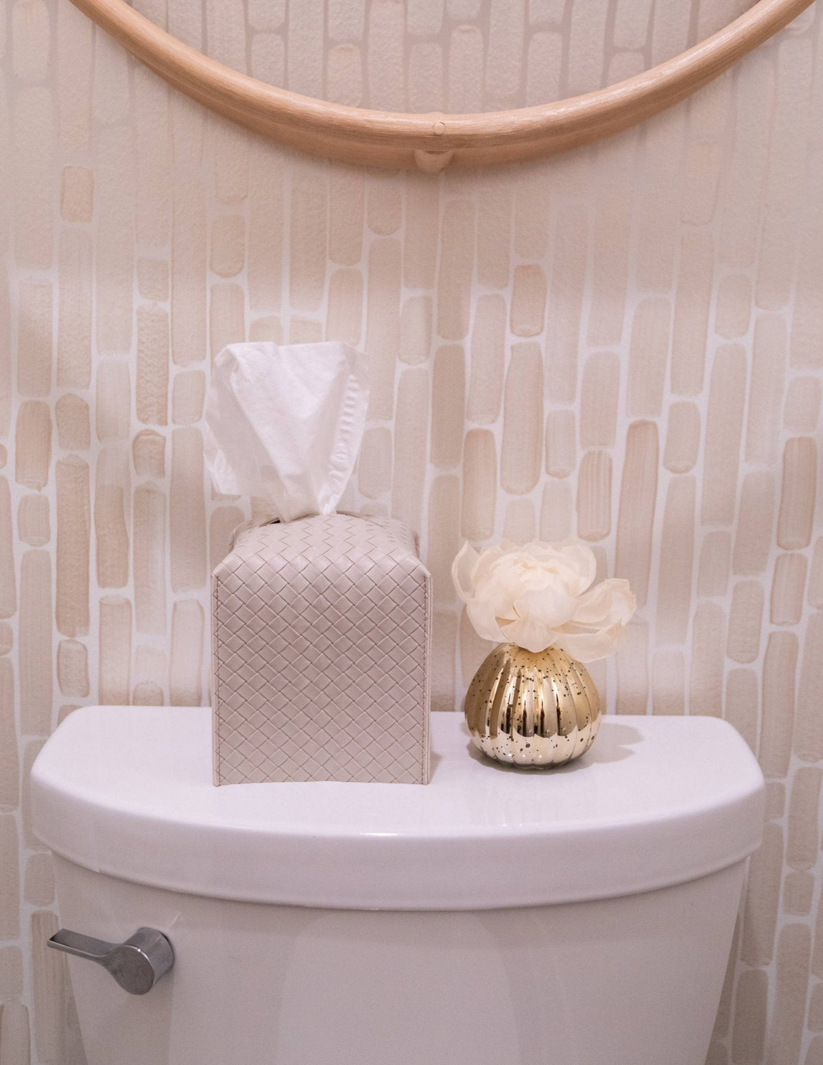 Sweet Grace Plaid Flower Diffuser | Metallic Vessel - The Mustard Seed Collection, The Seed