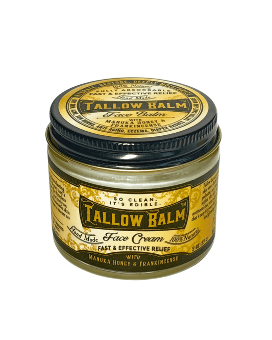 Tallow Face Cream with Manuka Honey & Castor Oil - The Mustard Seed Collection, The Seed
