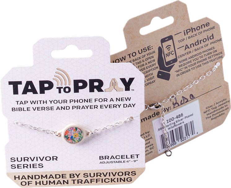 Tap To Pray® Survivor Series Chain Bracelet: 14K Gold-Plated + It Is Well
