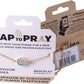 Tap To Pray® Survivor Series Chain Bracelet: .999 Silver-Plated + Wild Flowers
