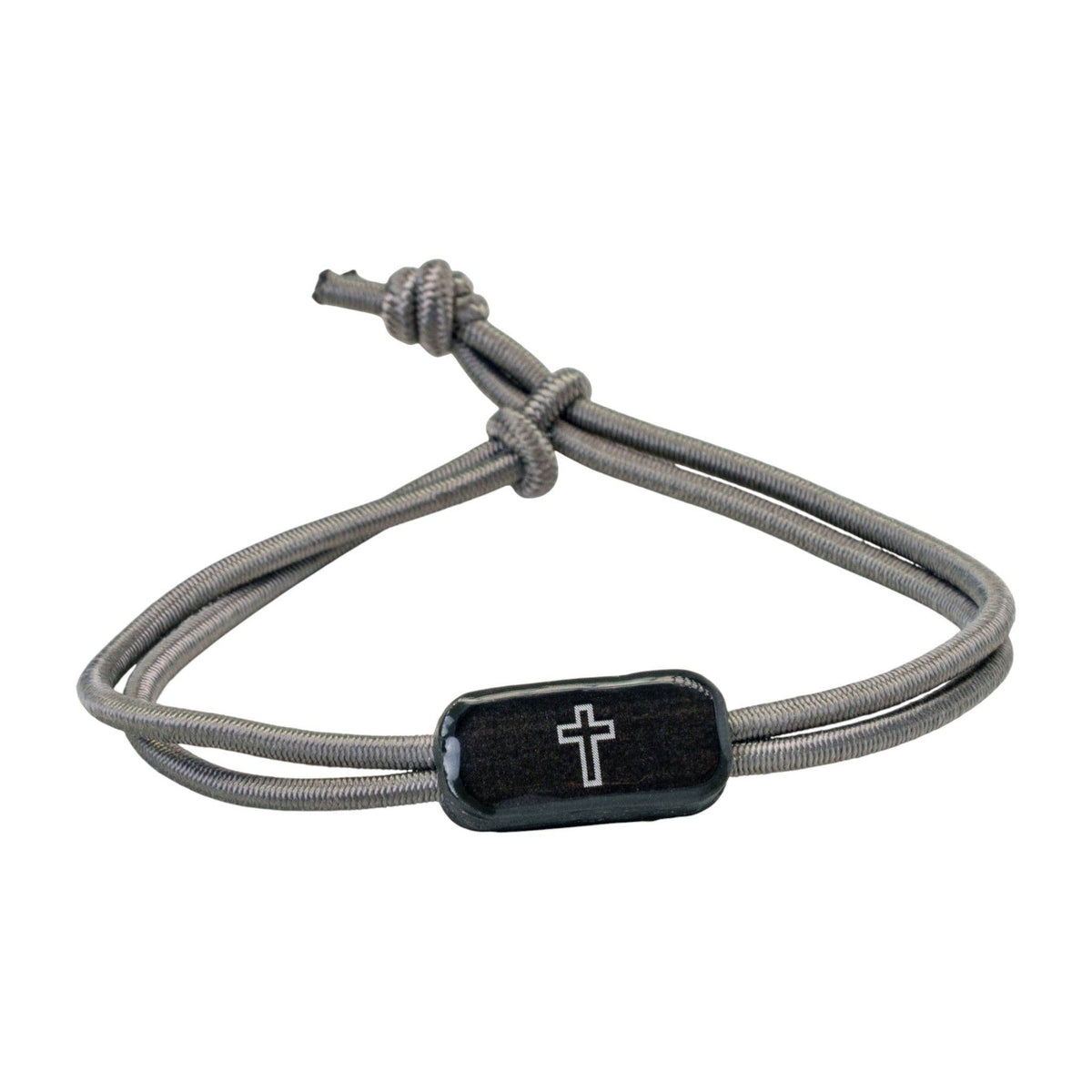 Tap To Pray® Survivor Series Tactical Bracelet: Olive + Stealth Flag