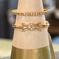 Tarnish Free Rings Sz 8 GoldBowTiara