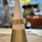 Tarnish Free Rings Sz 8 GoldChainCZBand