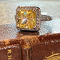 Tarnish Free Rings Sz 8 Squarecut Citrine