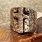 Tarnish Free Rings Sz 9 HammeredCross