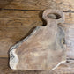 Teak Natural Bread Board with Oval Handle - The Mustard Seed Collection, The Seed
