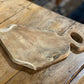 Teak Natural Bread Board with Oval Handle - The Mustard Seed Collection, The Seed