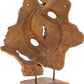 Teak Wood Decorative Abstract Modern Sculpture Large Size