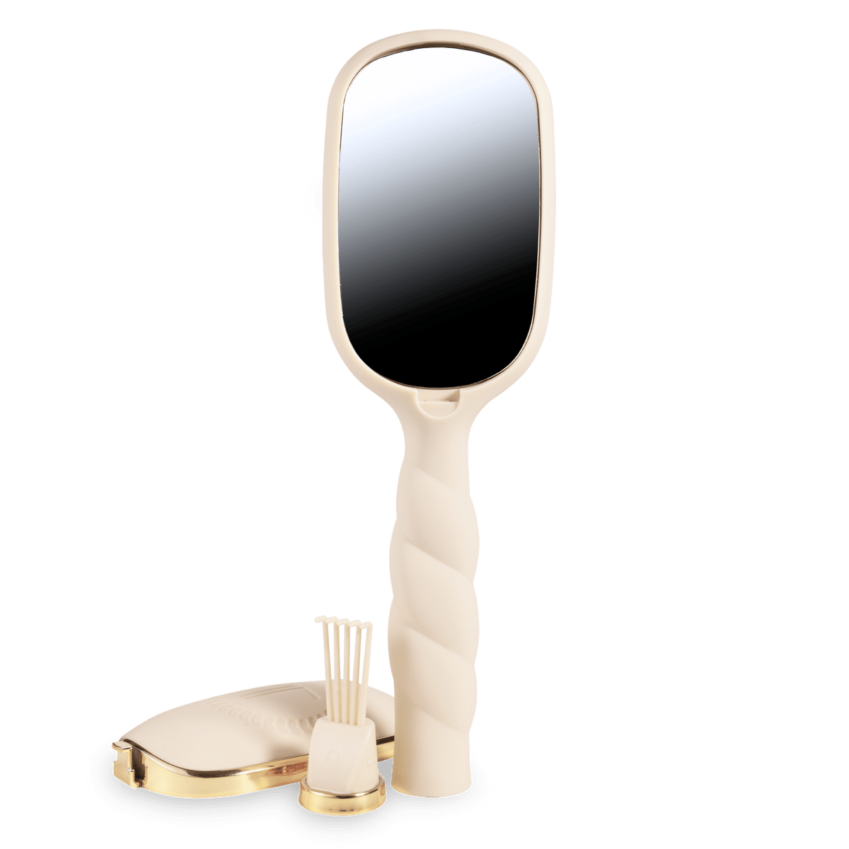 Teleties Detangler Hair Brush for Medium Hair - Tan