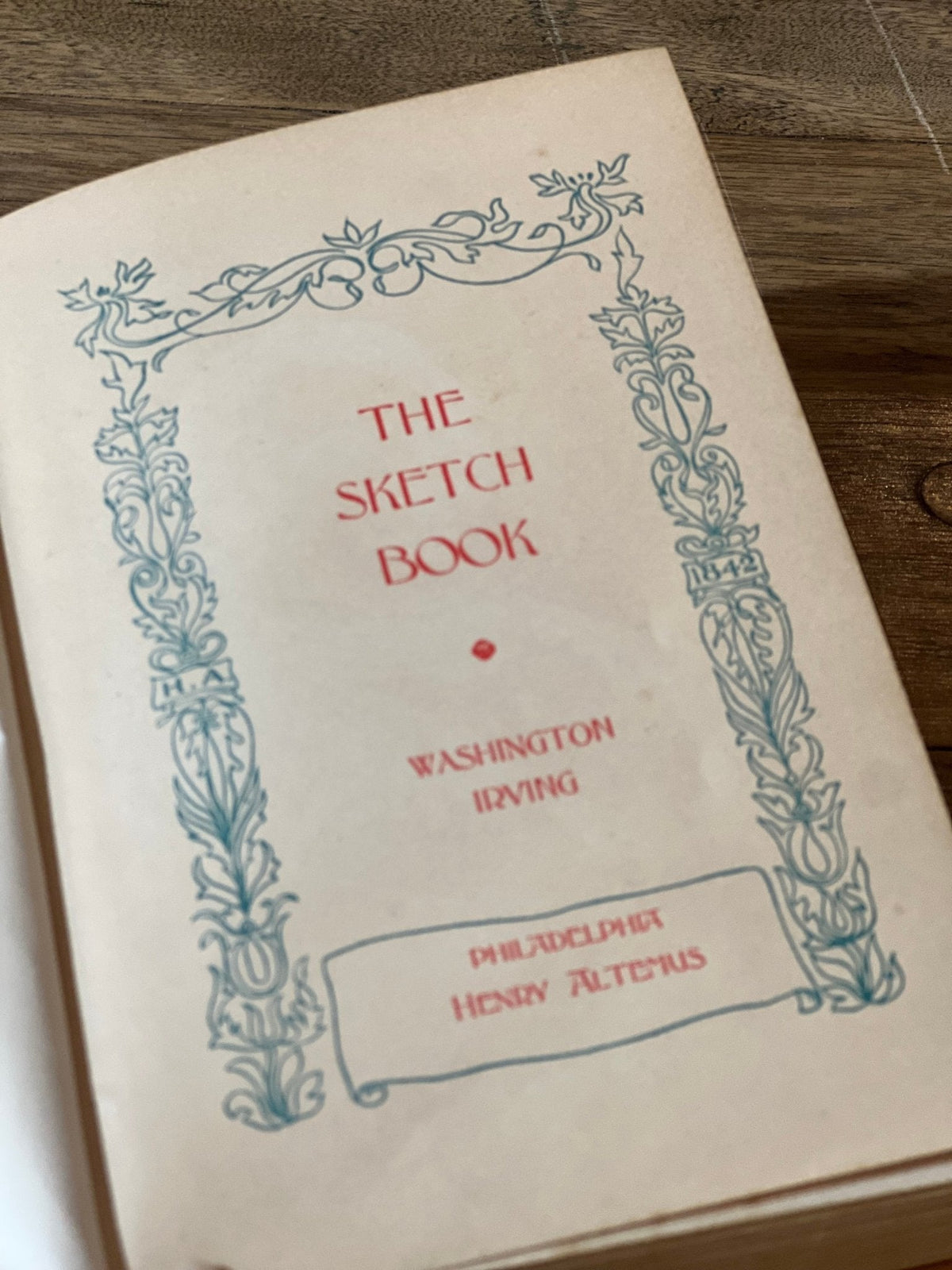 "The Sketch Book" by Washington Irving 