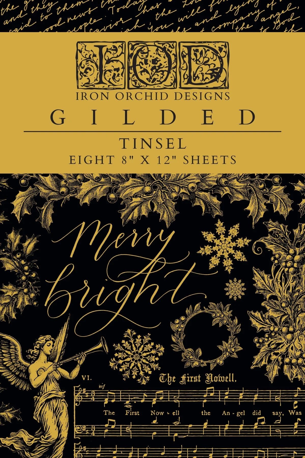 Tinsel Foil IOD Paint Inlay 8x12 Pad™