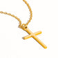 Tirza 18K Gold Non-Tarnish Small Cross Necklace: Yellow Gold - The Mustard Seed Collection, The Seed