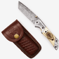 Titan American Eagle - White Wolf Damascus folding / EDC/ - The Mustard Seed Collection, The Seed
