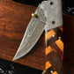 Titan classico - Raindrop Damascus Pocket Utility Knife TF-001Y - The Mustard Seed Collection, The Seed