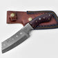 Titan Highland Cleaver, Damascus Steel - The Mustard Seed Collection, The Seed