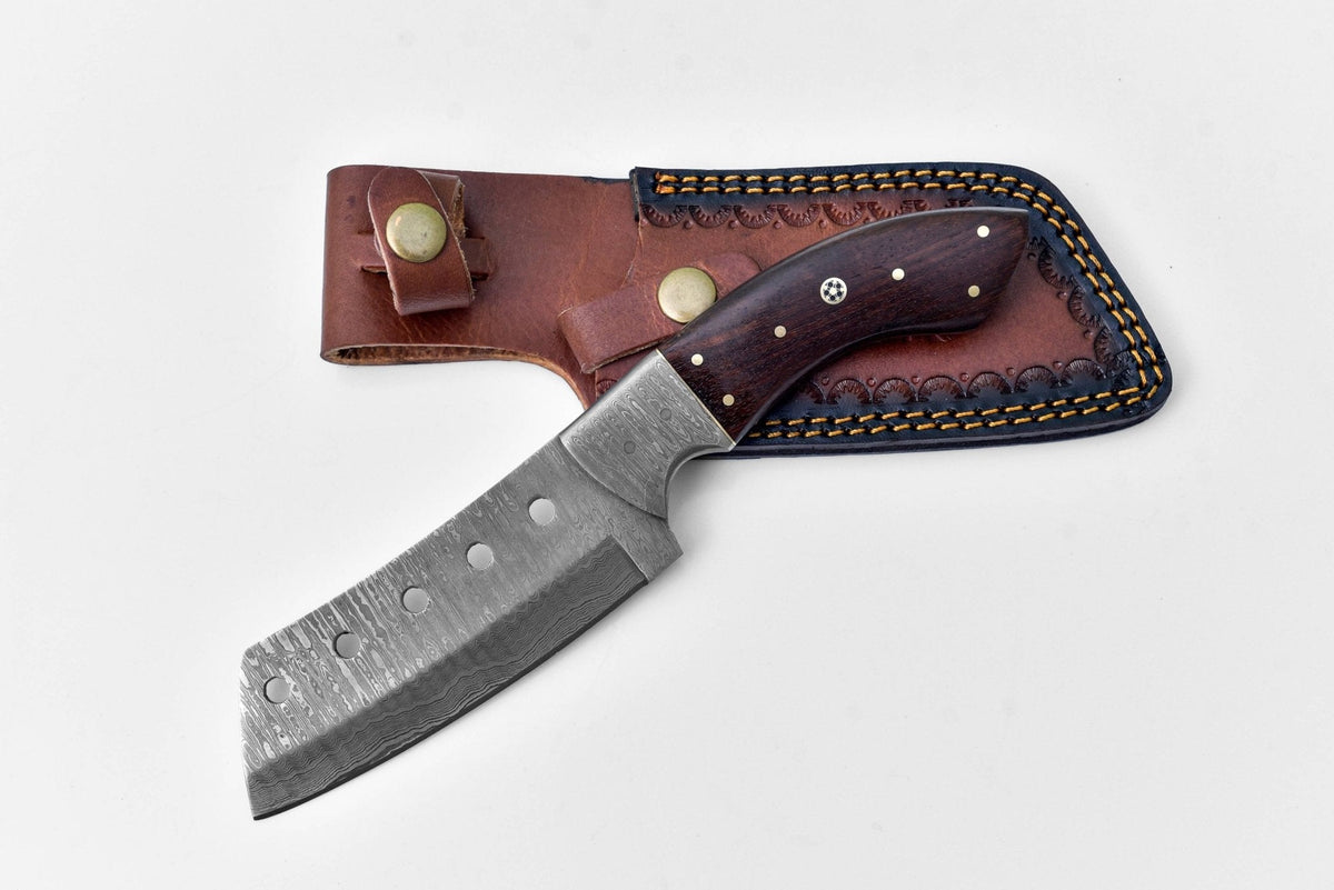 Titan Highland Cleaver, Damascus Steel - The Mustard Seed Collection, The Seed
