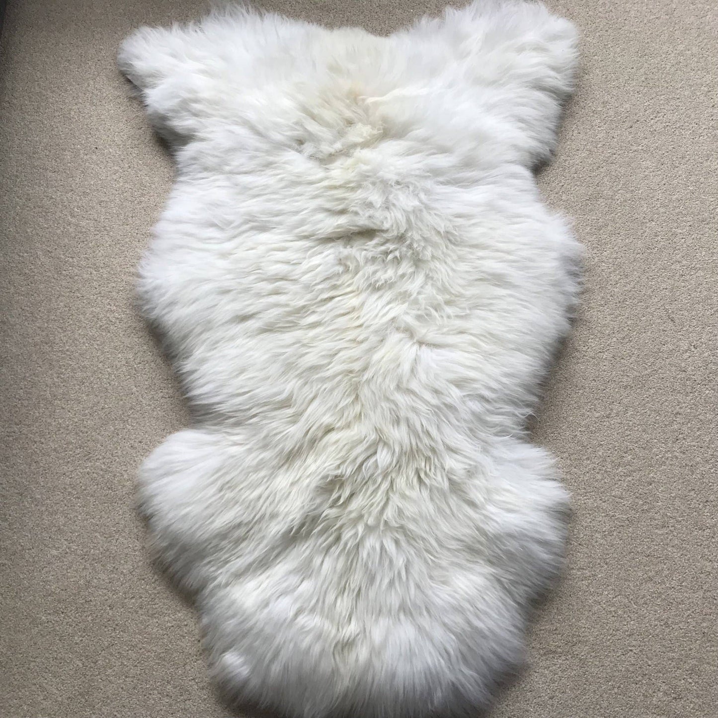 Top Quality British White Sheepskin Rug - Large - The Mustard Seed Collection, The Seed