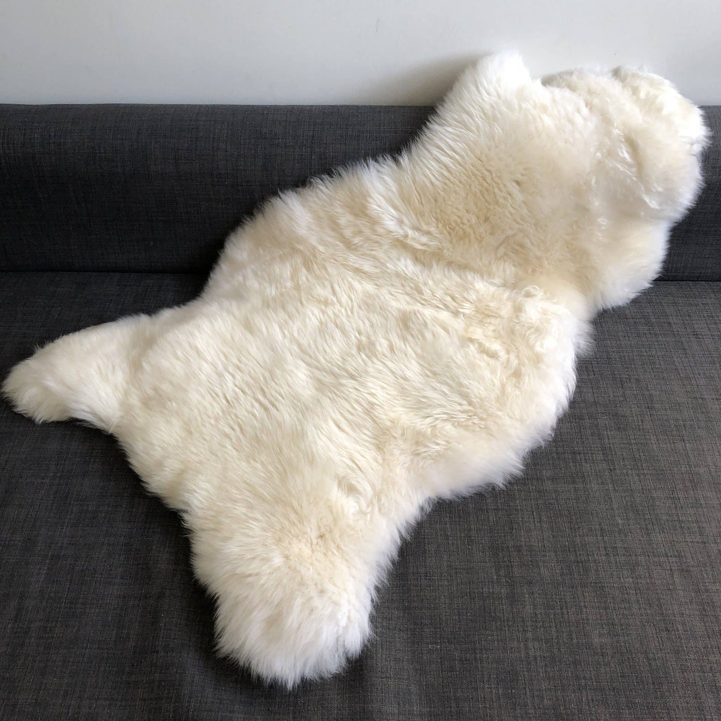 Top Quality British White Sheepskin Rug - Large - The Mustard Seed Collection, The Seed