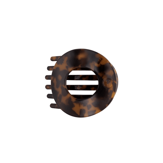 Tortoise | Medium | Flat Circle Hair Clip TELETIES