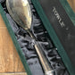 Towle Silver-Plated Serving Spoon with Finial Handle in Original Green Velvet Gift Box