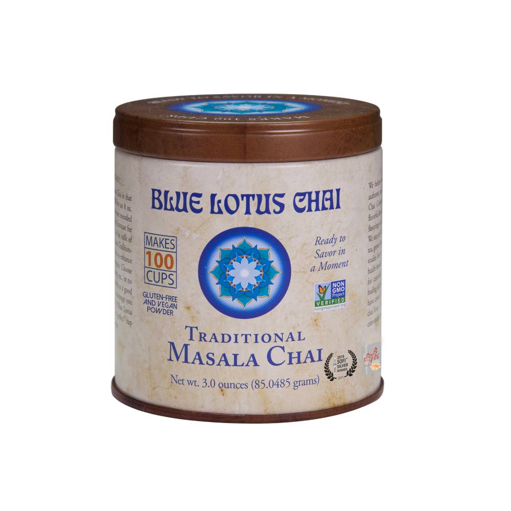 Traditional Masala Chai - 3oz Tin (100 cups) - The Mustard Seed Collection, The Seed