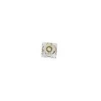 Transparent Square Glass Knob - The Mustard Seed Collection, The Seed