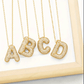 ✨Trendy Bubble Initial Necklaces✨: C - The Mustard Seed Collection, The Seed