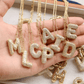 ✨Trendy Bubble Initial Necklaces✨: O - The Mustard Seed Collection, The Seed