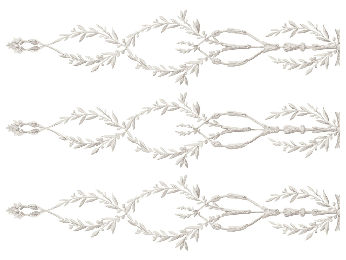 Trompe lХoeil laurel IOD Paint Inlay 12x16 Pad - The Mustard Seed Collection, The Seed
