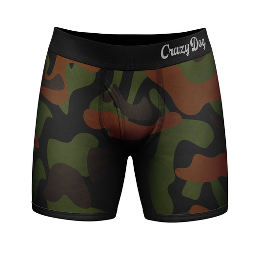 Trophy Husband Boxer Briefs: Camo 