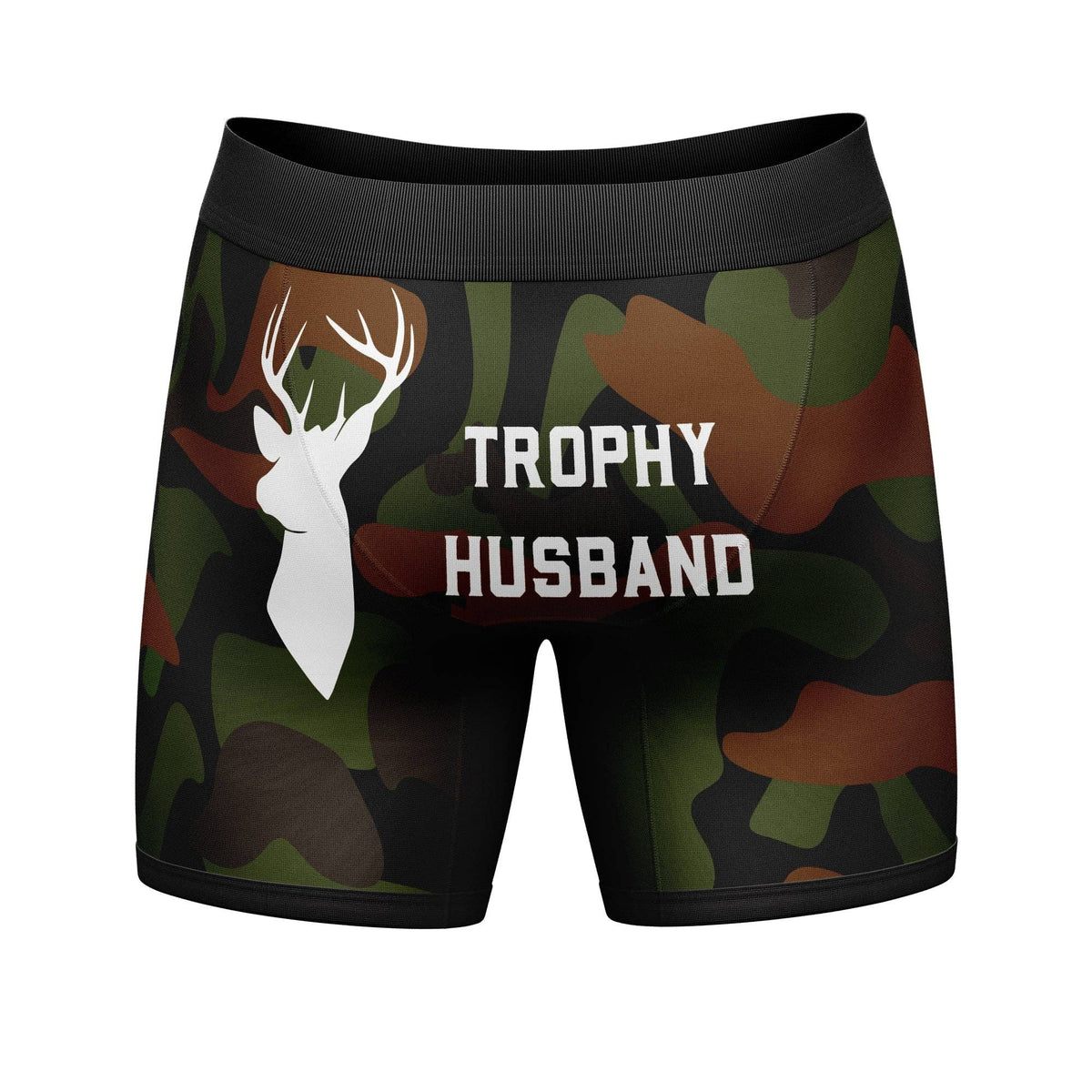 Trophy Husband Boxer Briefs: Camo 