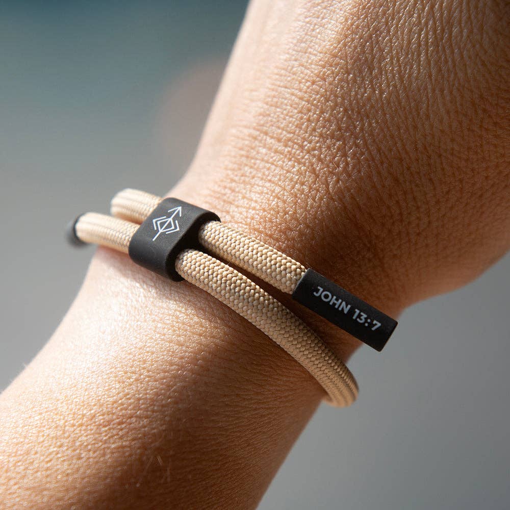 TRUST HIS TIMING Christian Cord Bracelet, Bible Verse Gift The Prayer I Share