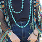 Turquoise Feather Beaded Bracelet 809m