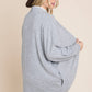 Two Tone Circle Cardigan: Heather Grey - The Mustard Seed Collection, The Seed