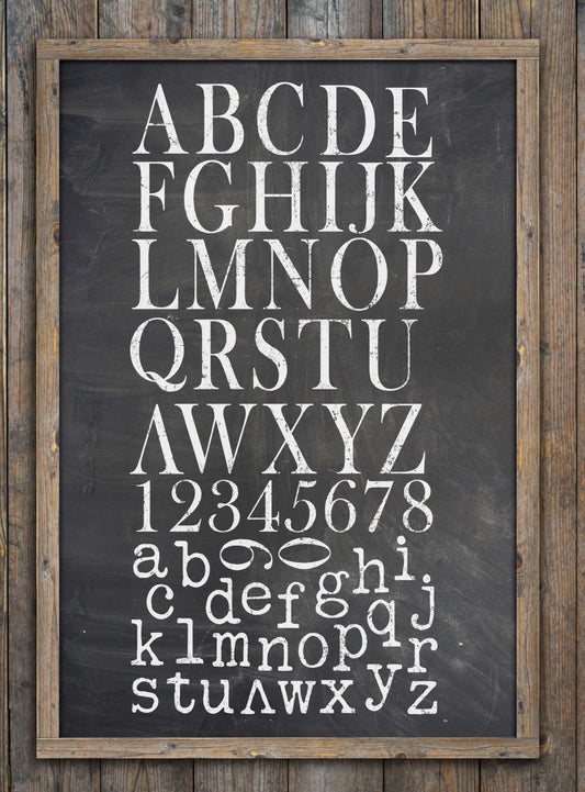 Typesetting 12x12 Decor Stamps - The Mustard Seed Collection, The Seed