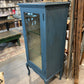 Up-Cycled Painted Cabinet With Mirror And Glass Shelves