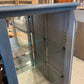 Up-Cycled Painted Cabinet With Mirror And Glass Shelves