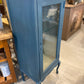 Up-Cycled Painted Cabinet With Mirror And Glass Shelves