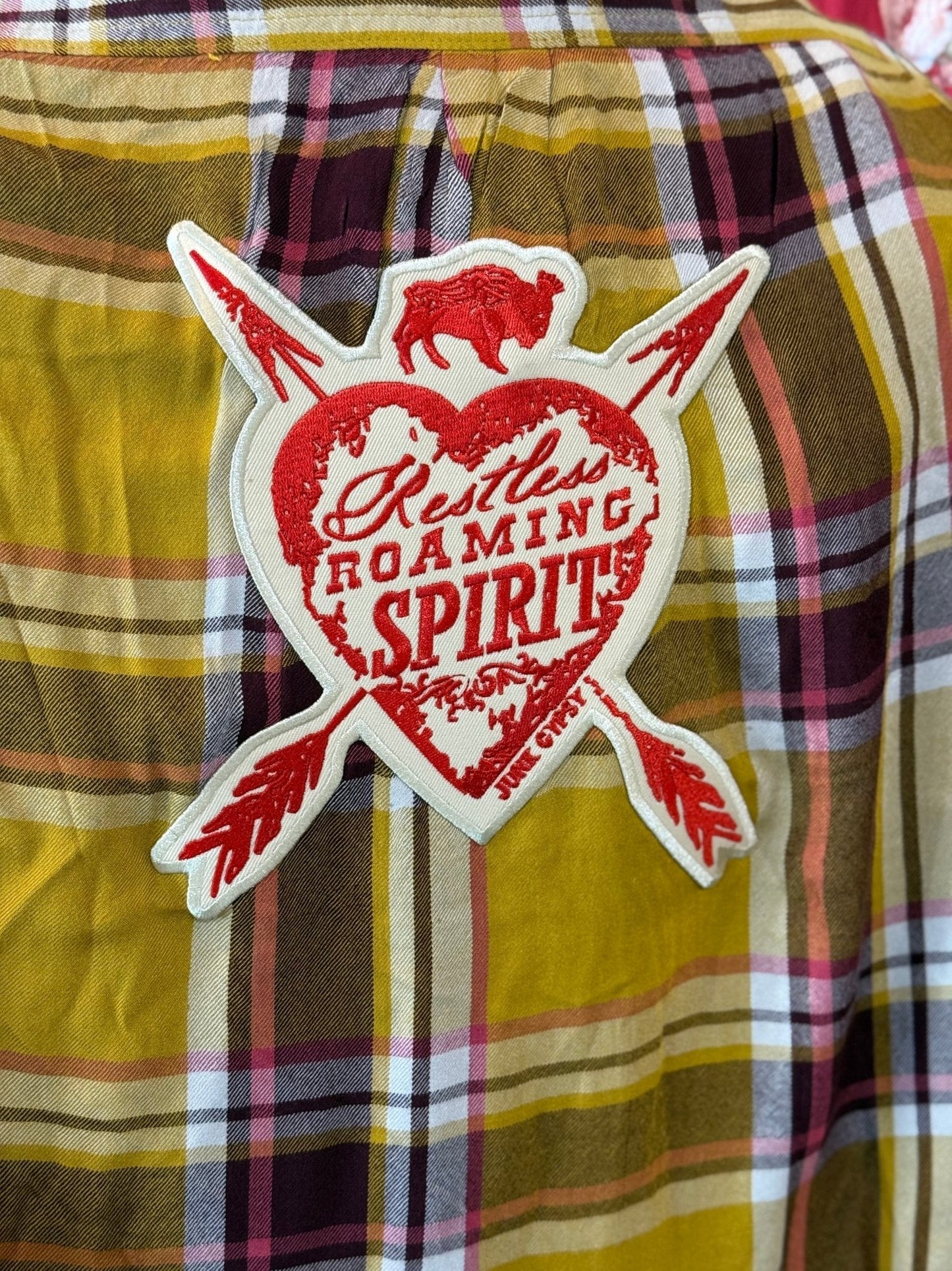 Upcycled Flannel Shirt - The Mustard Seed Collection, The Seed