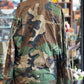US Army Woodland Camo Jacket: Worn Patches - The Mustard Seed Collection, The Seed