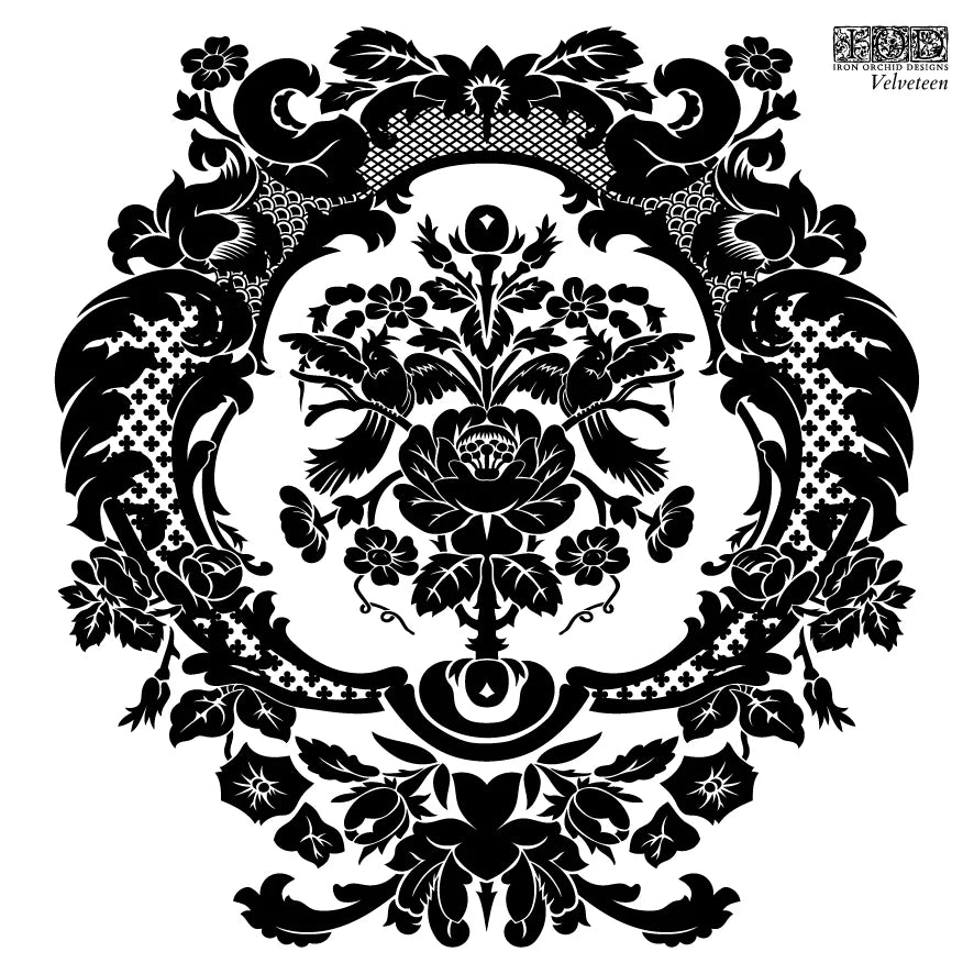 Velveteen 6x6 Decor Stamp