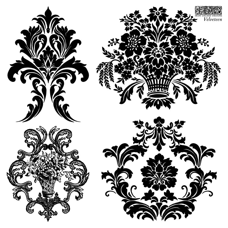 Velveteen 6x6 Decor Stamp