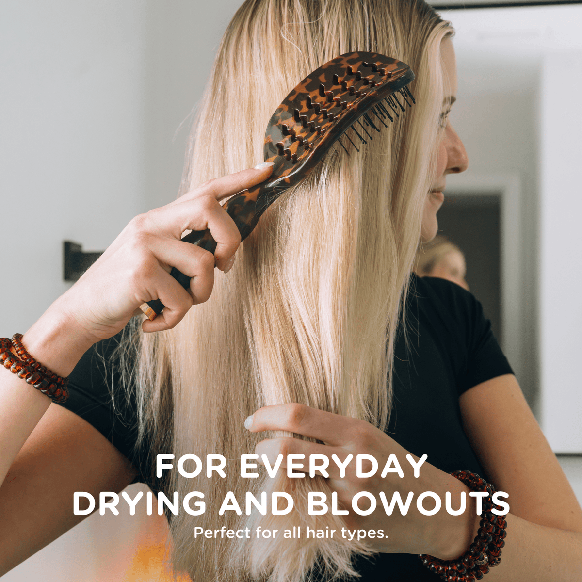 Vented Hair Brush | Tortoise 