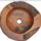 vidaXL Sink Basin Solid Teak 45 cm 